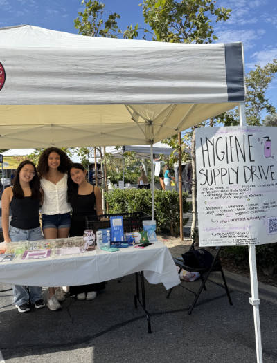 MVHS students accept donations for the hygiene closet