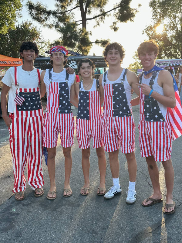 MVHS students get into the spirit of the Mission for Heroes football game